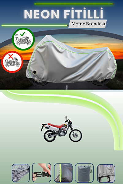 Cemku Shine حقيبة خلفية رمادية اللون ومتوافقة مع قماش نيون فليت هوندا XLR 125...