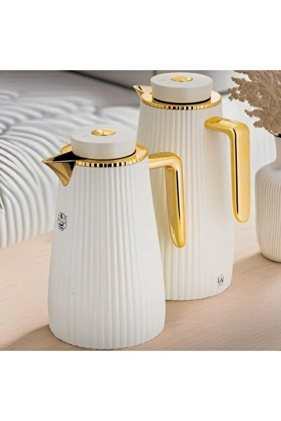 ORIAN Lara Thermos Set from Al Saif Company, 2 pieces, pearl and gold