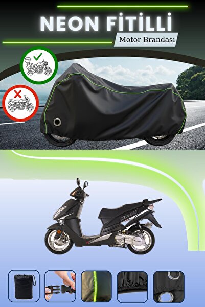 Cemku Shine حقيبة خلفية سوداء وقماش متوافق مع قفل نيون فيتيلي كانوني روكو 150...