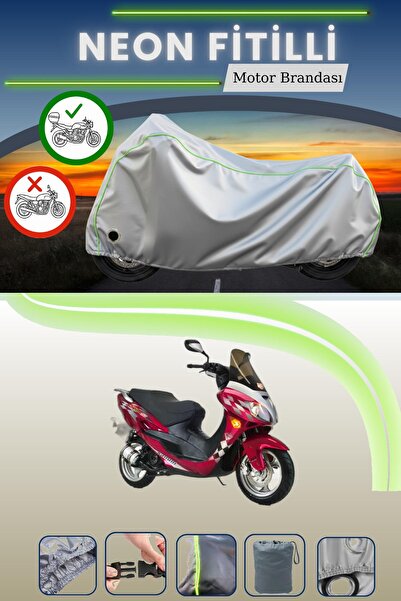 Cemku Shine حقيبة خلفية رمادية اللون ومتوافقة مع قماش نيون فيتيل كانوني ستورم...