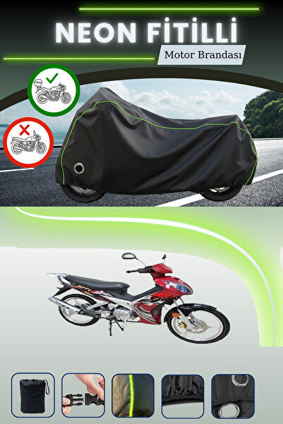 Cemku Shine حقيبة خلفية سوداء وقماش متوافق مع قفل نيون فيليبيس بيسان تيرا 125...