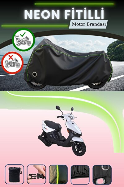 Cemku Shine حقيبة خلفية سوداء وقماش محرك متوافق مع قفل نيون فيتيل RKS ريكو