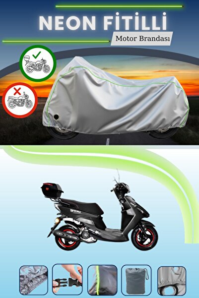 Cemku Shine حقيبة خلفية رمادية اللون ومتوافقة مع قماش نيون متوافق مع دراجة نا...