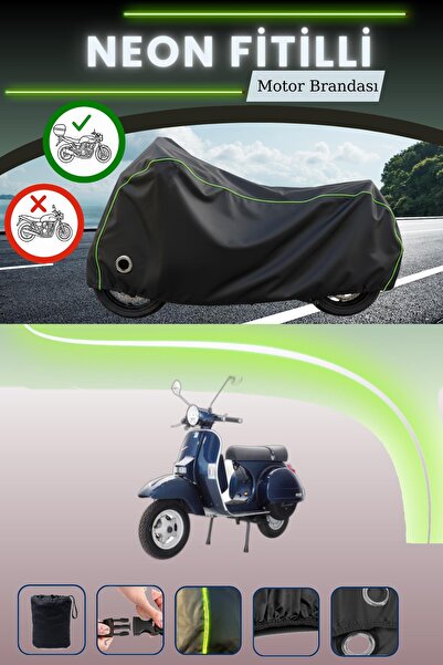 Cemku Shine حقيبة خلفية سوداء وقماش متوافق مع قفل نيون فيسبي بي إكس 200 متواف...