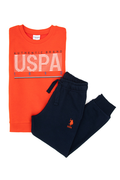 U.S. Polo Assn. Boy's Pomegranate Flower Pajama Set 50318567-Vr039