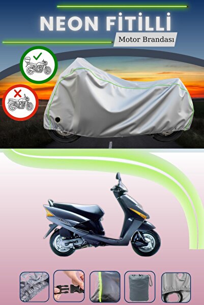 Cemku Shine حقيبة خلفية رمادية نيون قماش مجدّل ومتوافقة مع قماش المحرك المتوا...