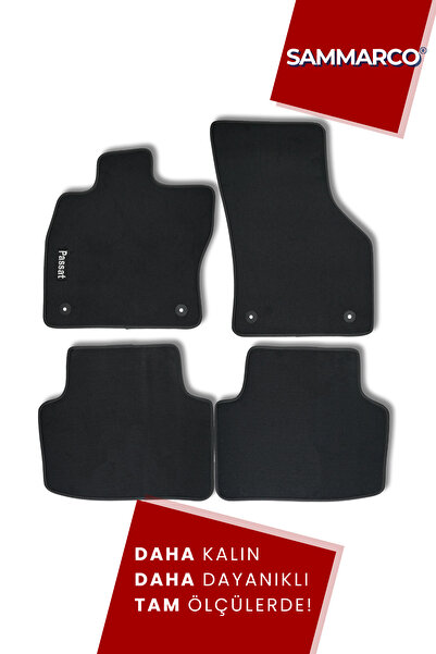 SAMMARCO Volkswagen Passat B8 2014-2022 Halı Paspas Velur Paspas Kumaş Paspas...