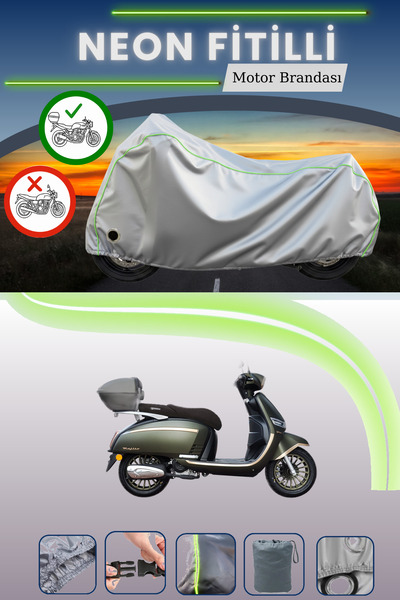 Cemku Shine حقيبة خلفية رمادية اللون ومتوافقة مع قماش نيون فايتلي يوكي موجيتو...