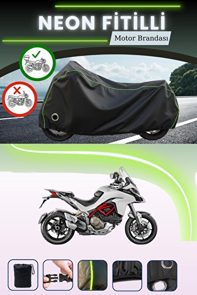 Cemku Shine حقيبة خلفية وقفل باللون الأسود النيون قماش مجدّل متوافقة مع دراجة...