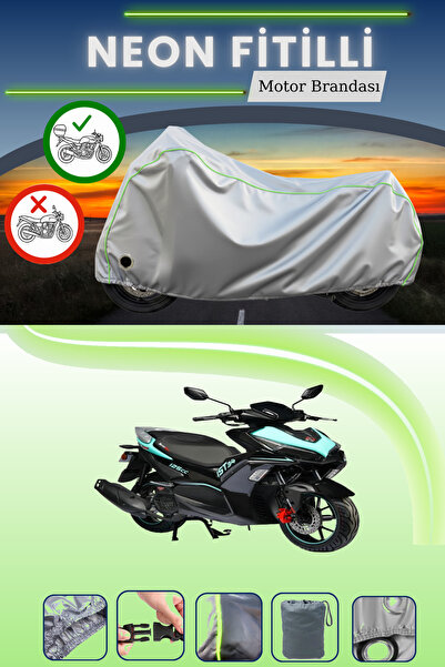 Cemku Shine حقيبة خلفية رمادية اللون ومتوافقة مع قماش نيون فيتيل موتولوكس IST...