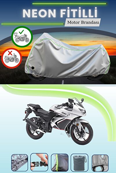 Cemku Shine حقيبة خلفية رمادية اللون ومتوافقة مع قماش نيون متوافق مع دراجة نا...