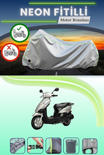 Cemku Shine حقيبة خلفية رمادية نيون قماش مجدّل ومظلة متوافقة مع قفل كوبا كارج...