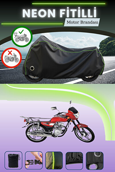 Cemku Shine حقيبة خلفية سوداء وقفل متوافقان مع قماش المحرك المتوافق مع نيون فيتيل فالكون سبورت 100 لوكس