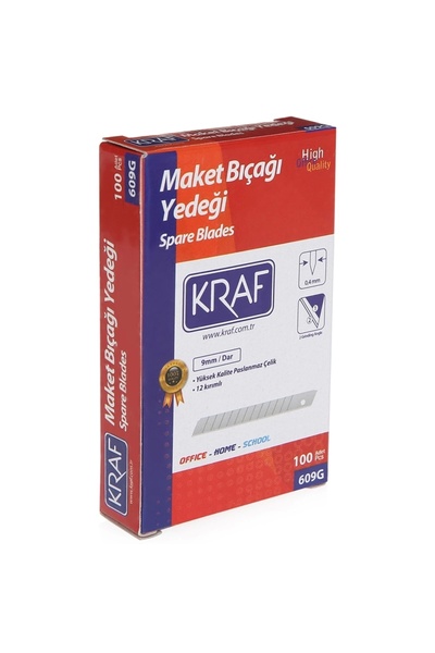 KRAF Supertrend Maket Bıçağı Yedeği Dar 100'lü Paket