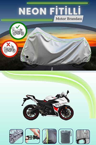 Cemku Shine حقيبة خلفية رمادية اللون ومتوافقة مع قماش نيون فليت RKS M250 المت...