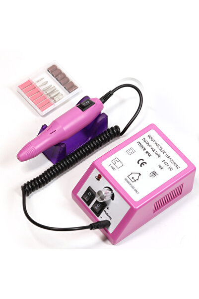 Choice4 EU Rose Red LINMANDA 20000 RPM Manicure Drill Machine Set Electric Nail Drill Machine Gel Polish Rem