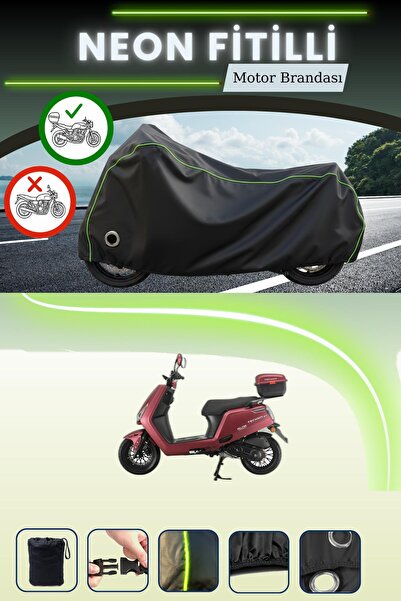 Cemku Shine حقيبة خلفية سوداء وقماش مطاطي متوافق مع قفل نيون فيتيلي فالكون تك...