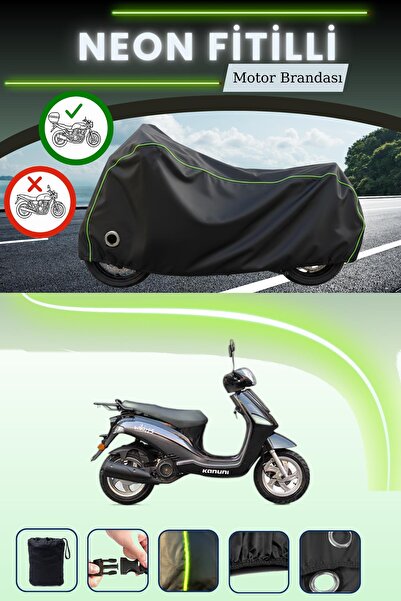 Cemku Shine حقيبة خلفية وقفل باللون الأسود النيون قماش مجدّل متوافقة مع كانون...