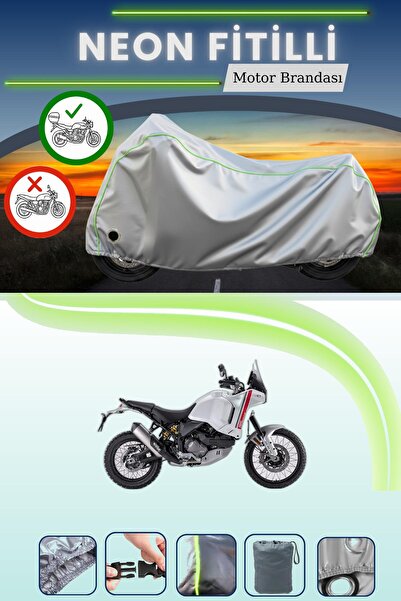 Cemku Shine حقيبة خلفية رمادية نيون قماش مجدّل ومظلة متوافقة مع الدراجات النا...