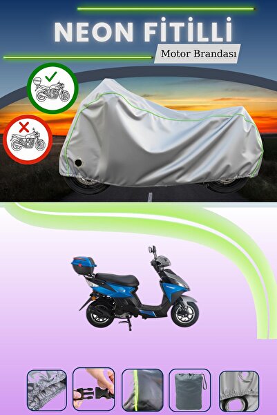 Cemku Shine حقيبة خلفية رمادية اللون ومتوافقة مع قماش نيون فايلون نيترو 50 ال...