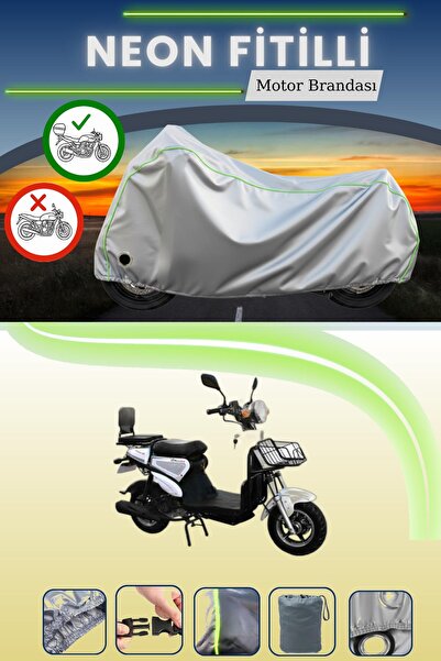 Cemku Shine حقيبة خلفية رمادية اللون ومتوافقة مع قماش نيون فيتيل موتولوكس بيت...