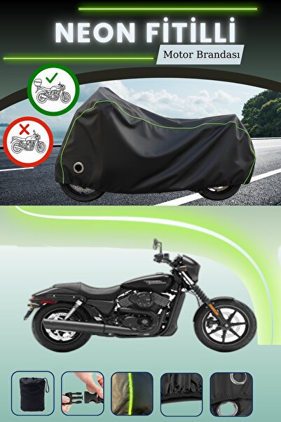 Cemku Shine حقيبة خلفية سوداء وقفل متوافقان مع قماش نيون متوافق مع دراجة هارل...