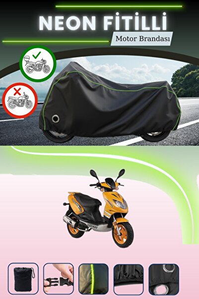 Cemku Shine حقيبة خلفية سوداء وقماش متوافق مع قفل نيون فيتيل كيواي فوكس 150 م...