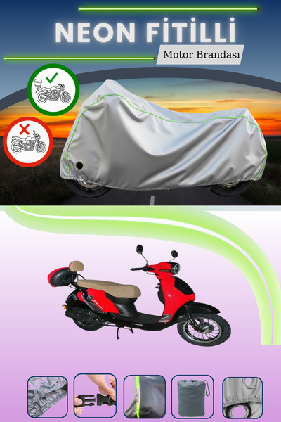 Cemku Shine حقيبة خلفية رمادية نيون قماش مجدّل ومتوافقة مع قفل موتولوكس إيفين...