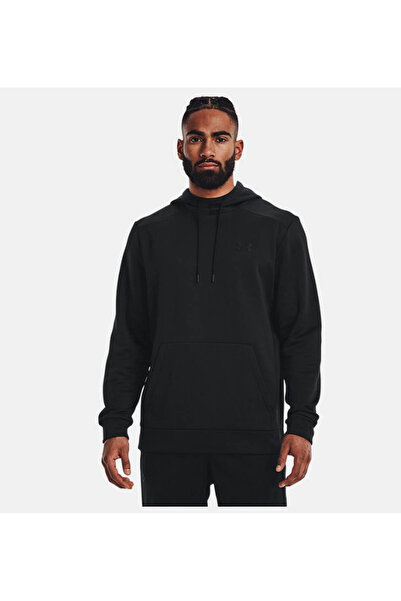 Under Armour Μαύρο ανδρικό φούτερ με κουκούλα 1373353-001