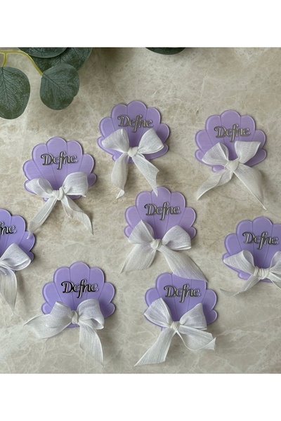 Gökçem hediyelik 20li mor istiridye magnet