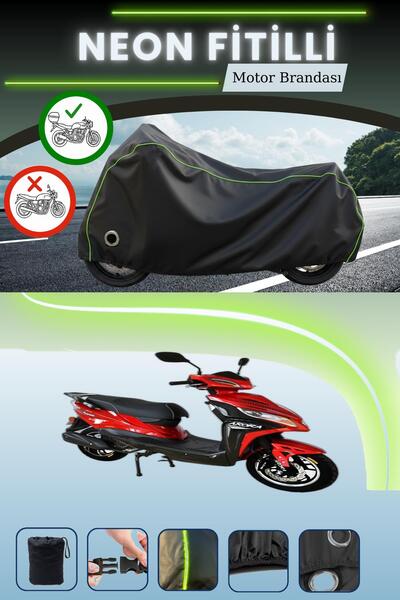 Cemku Shine حقيبة خلفية سوداء وقماش نيون متوافق مع قفل أورورا فيرانو AR 125-2...