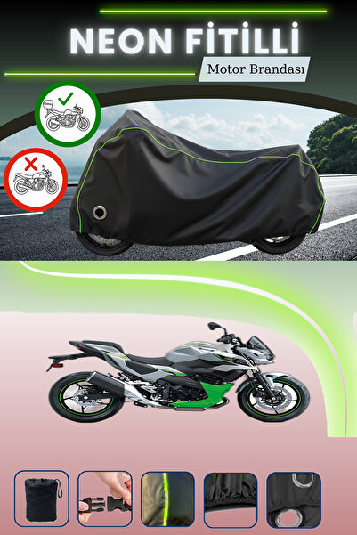 Cemku Shine حقيبة خلفية سوداء وقماش نيون متوافق مع قفل كاواساكي نينجا 7 هايبرد متوافق مع قماش المحرك