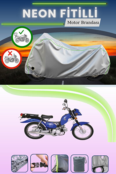 Cemku Shine حقيبة خلفية رمادية اللون ومتوافقة مع قماش نيون فيتيل كانيوني زيبر...