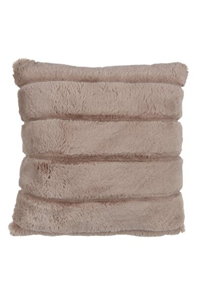 DavidaHome Perna decor, husa detasabila, cu fermoar, 45x45 cm, nude