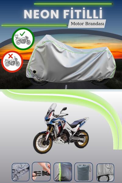 Cemku Shine حقيبة خلفية رمادية اللون ومتوافقة مع قماش نيون قماش مجدّل هوندا C...