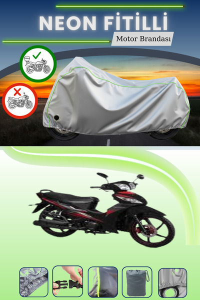 Cemku Shine حقيبة خلفية رمادية اللون ومتوافقة مع قماش نيون متوافق مع دراجة نا...