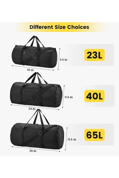 genernic Vorspack Small Duffel Bag 20" Foldable Gym Bag for Men Women Duffle Bag Lightweight with Inner Pocke