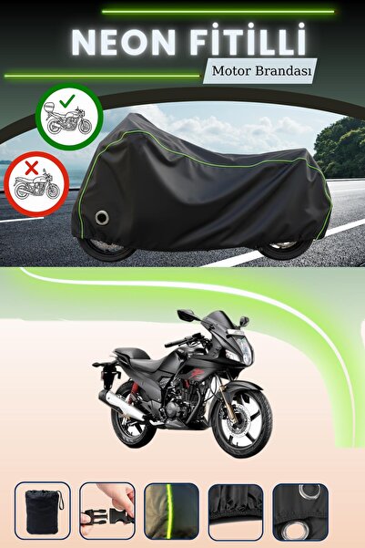 Cemku Shine حقيبة خلفية سوداء وقماش محرك متوافق مع نيون فيتيل هيرو كاريزما