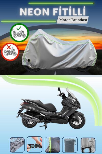 Cemku Shine حقيبة خلفية رمادية اللون ومتوافقة مع قفل نيون كيمكو داون تاون 350...