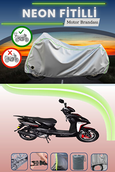 Cemku Shine حقيبة خلفية رمادية اللون ومتوافقة مع قماش نيون متوافق مع دراجة نا...