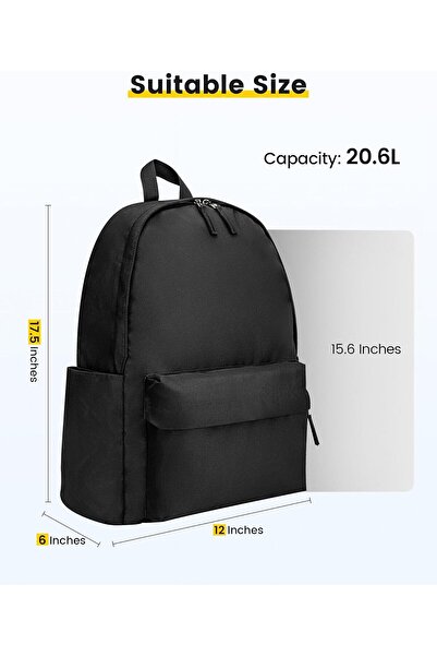 genernic Vorspack Backpack Lightweight Backpack for College Travel Work for Men and Women