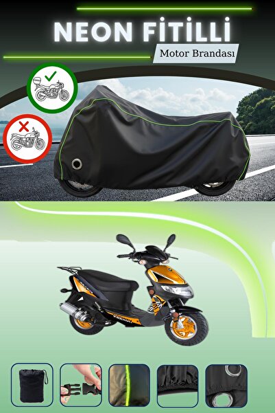 Cemku Shine حقيبة خلفية سوداء وقماش محرك متوافق مع قفل نيون فيتيل كيواي هوريكان