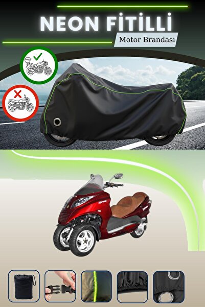 Cemku Shine حقيبة خلفية سوداء وقماش نيون متوافق مع قفل يوكي YB250ZKT أوبتيموس...