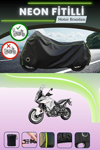 Cemku Shine حقيبة خلفية سوداء وقفل متوافقان مع حقيبة نيون متوافقة مع KTM 1290...