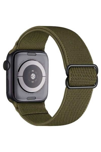 General Store Premium Nylon Strap for Apple Watch Ultra/SE/8/7/6/5/4/3/2/1, Display 42/44/45/49 mm, Khaki