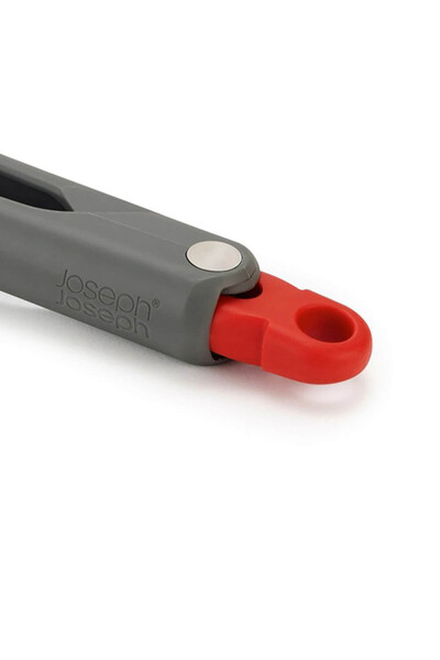 Joseph Joseph 80038 Food Tongs, Lockable, Built-in Stand, Gray