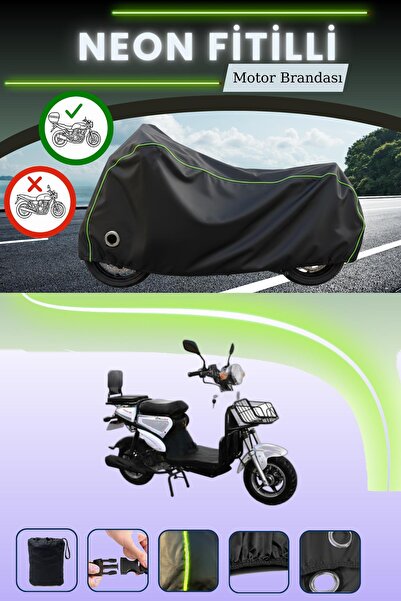 Cemku Shine حقيبة خلفية سوداء وقماش متوافق مع قفل نيون موتولوكس بيتن 50 متواف...