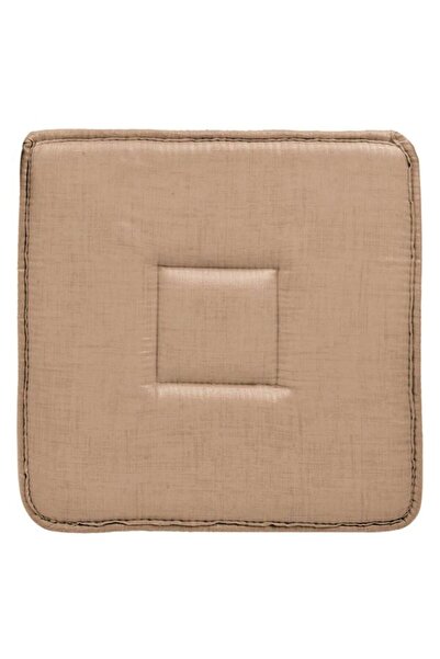 DavidaHome Perna patrata, pentru scaun, cu doua fete, 39x39 cm, bej