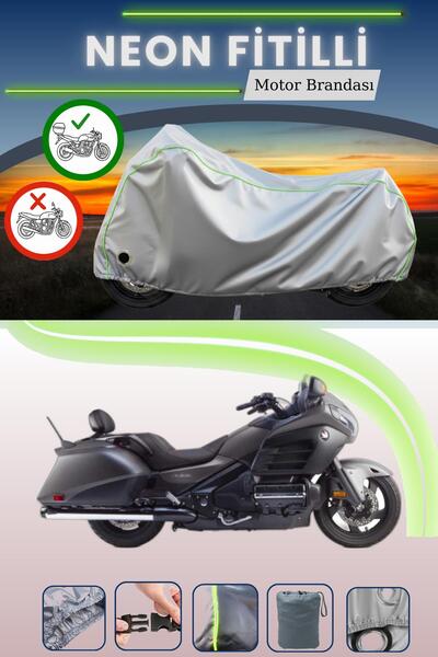 Cemku Shine حقيبة خلفية رمادية اللون ومتوافقة مع قماش نيون متوافق مع دراجة نا...