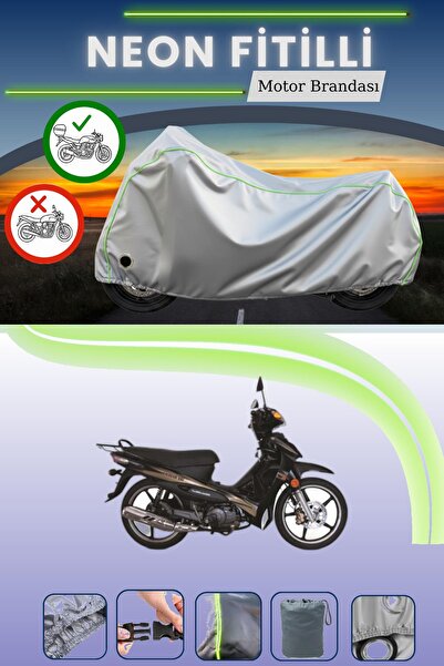 Cemku Shine حقيبة خلفية رمادية اللون ومتوافقة مع قماش نيون فليت RKS Jaguar 10...